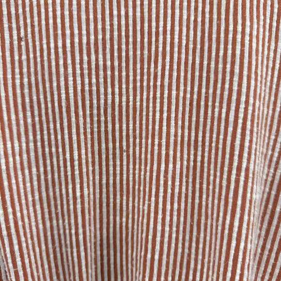 W5 Anthropologie Textured Stripe Twist Knot 3/4 Sleeve Blouse Size Sm, FLAWS - Picture 6 of 14